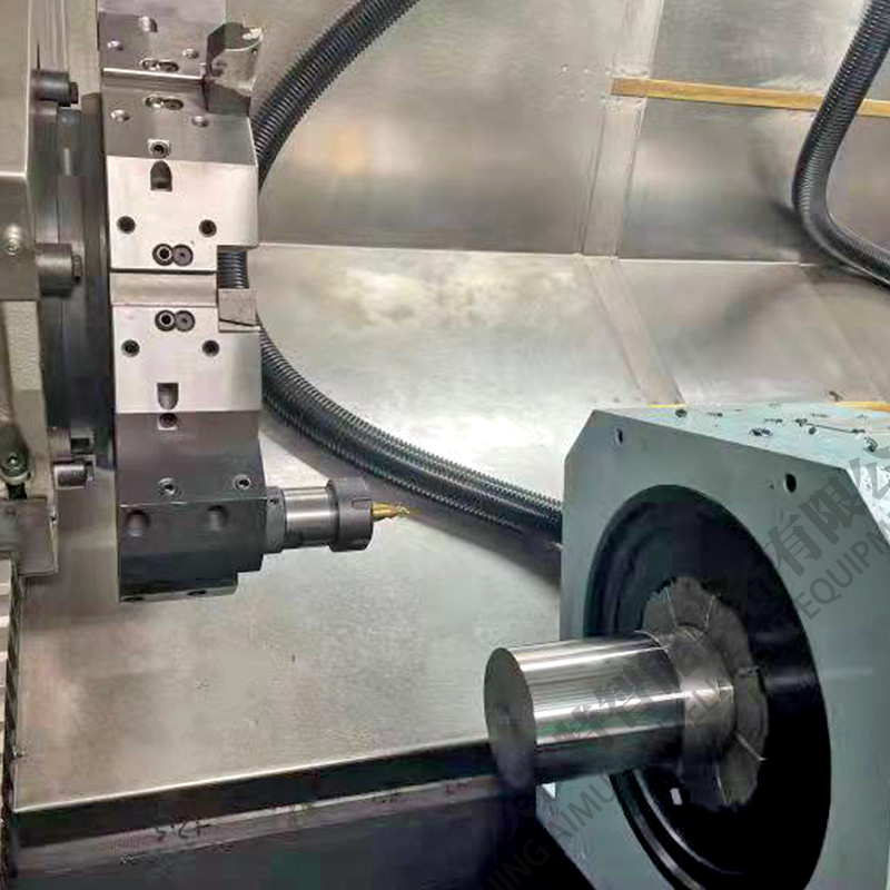 臥式數控雙頭車床細節